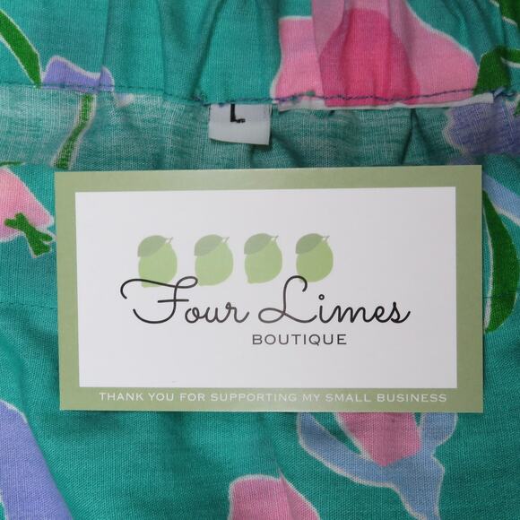 Vintage Vibrant Retro Floral Maxi Skirt Large Granny Pastel Easter - Picture 3 of 5